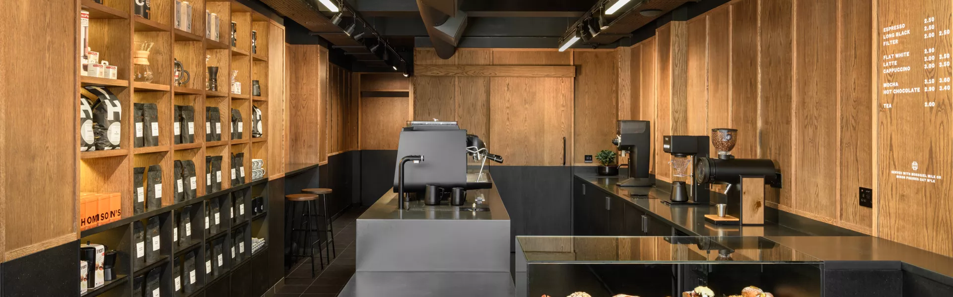 HIMACS gives Thomson’s Coffee HQ a rich and deep flavour, just like its coffee