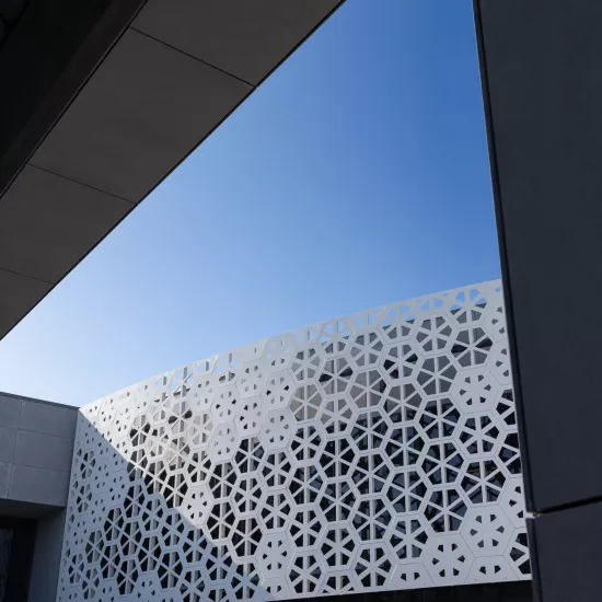 Urania Sports & Entertainment Centre in Olsztyn Showcases Unique HIMACS Facade