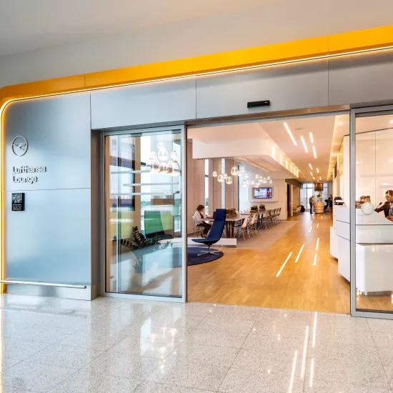 A new Lufthansa Lounge at Milan Airport with HIMACS