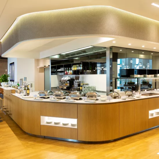 A new Lufthansa Lounge at Milan Airport with HIMACS