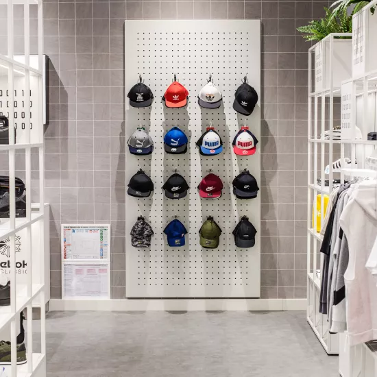 HIMACS Concrete creates a cool, urban look in  GRID store