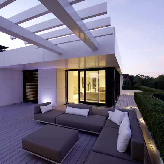 A dream Penthouse: HIMACS shines above the roofs of Hamburg