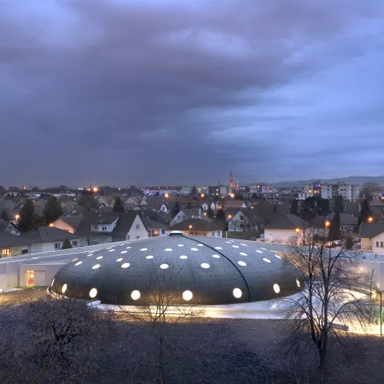 HIMACS for the “Tournesol” swimming pool in France