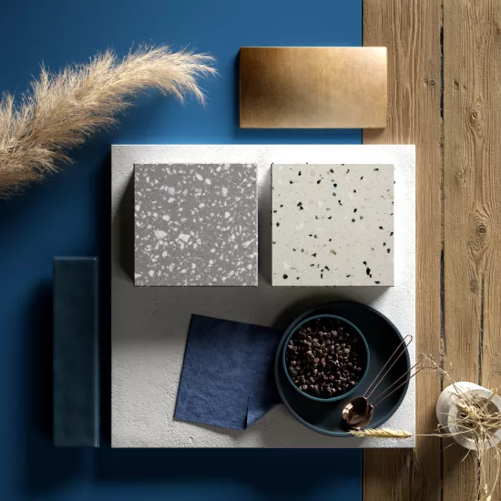 HIMACS embraces the Terrazzo trend with two new colours