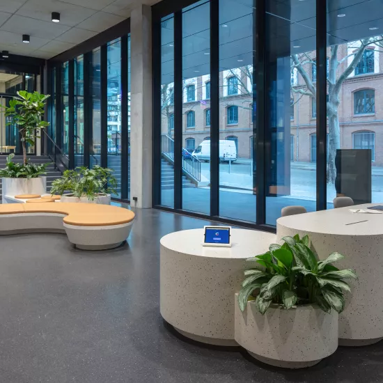 HIMACS Terrazzo chosen for Contentful’s new offices