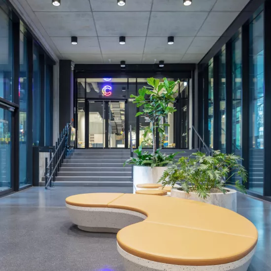 HIMACS Terrazzo chosen for Contentful’s new offices