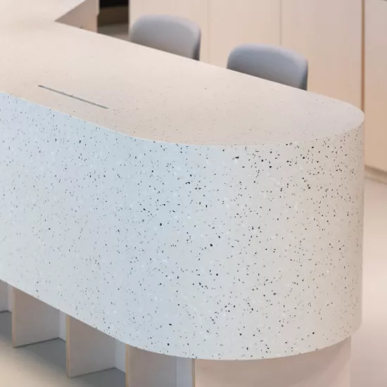 HIMACS Terrazzo chosen for Contentful’s new offices