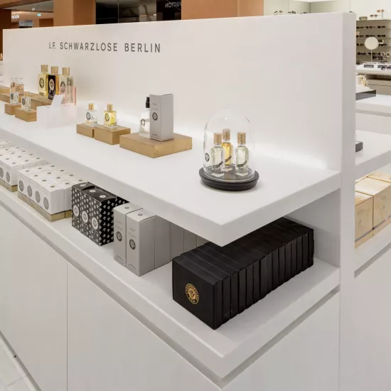 HIMACS and John Pawson bring back light to a beauty store in Germany